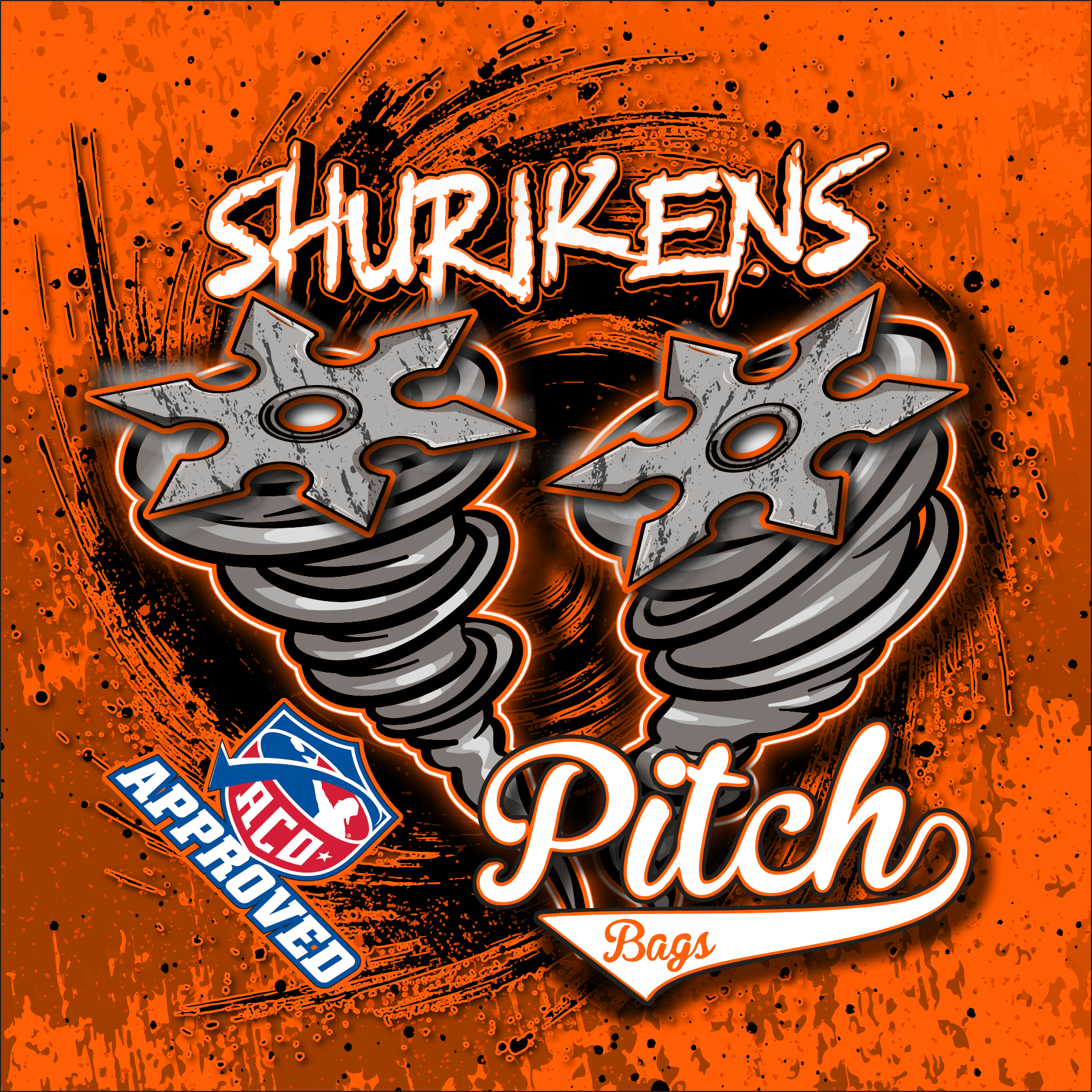 Pitch Shurikens Orange - 2025