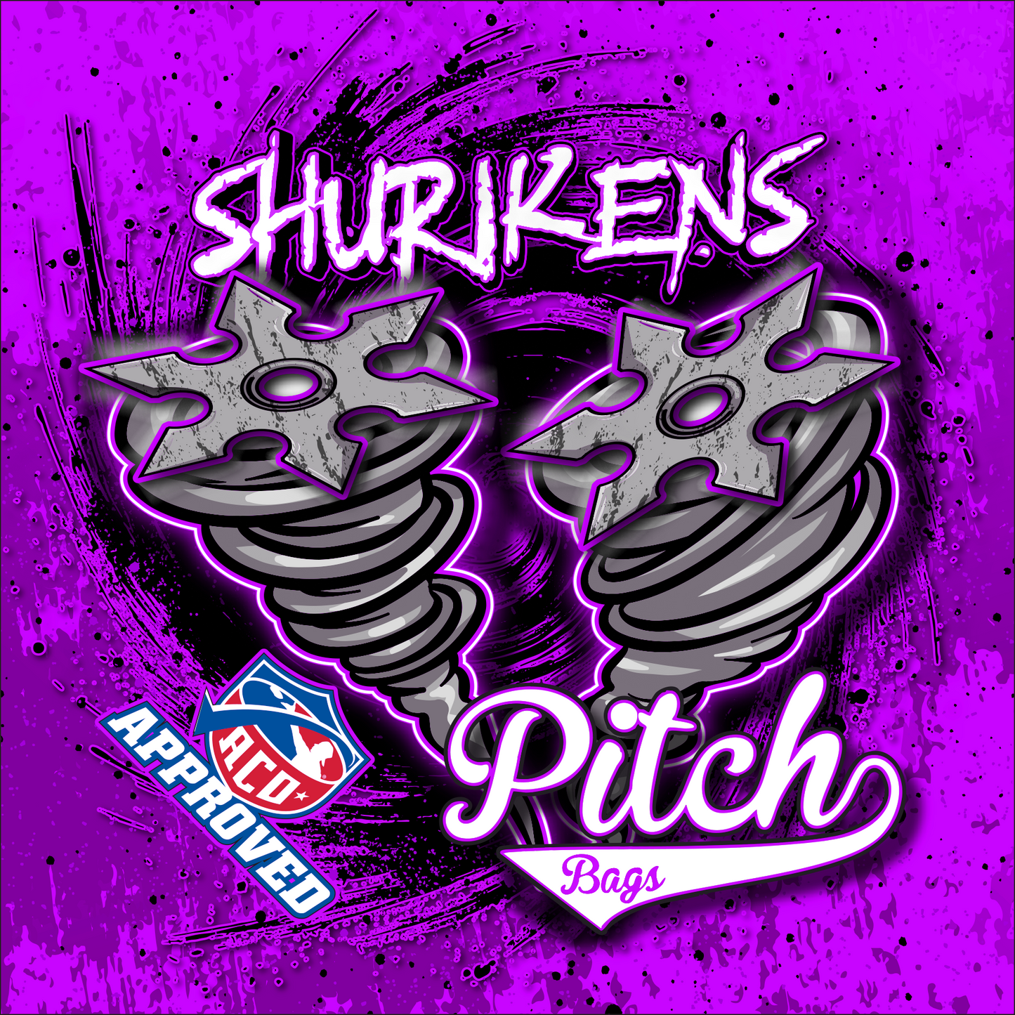 Pitch Shurikens Purple - 2025