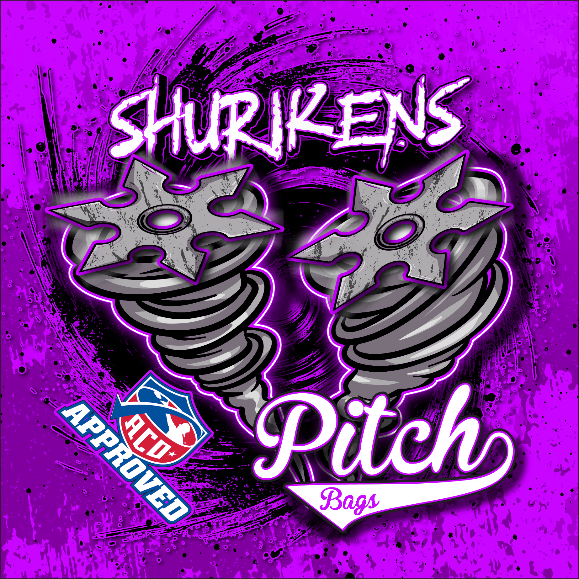 Pitch Shurikens Purple - 2025