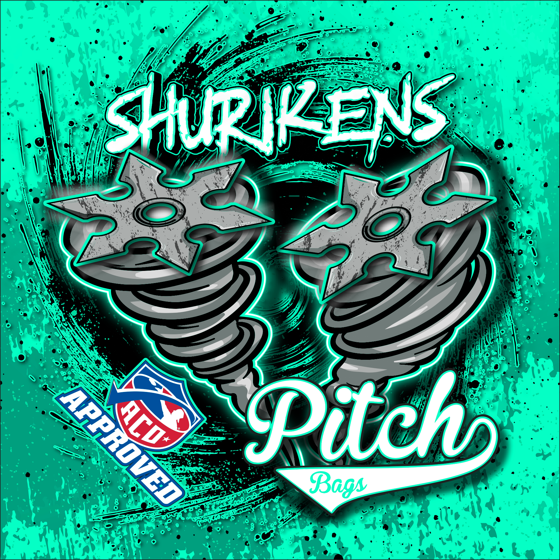 Pitch Shurikens Teal - 2025